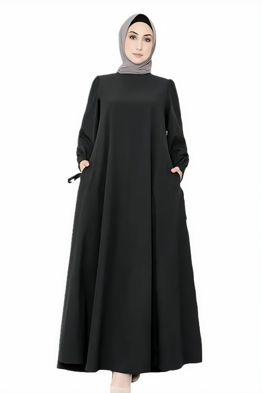 Hayaa Smart Abaya One Size Black