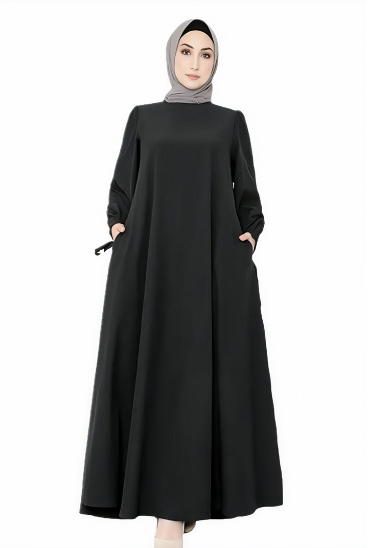 Hayaa Smart Abaya One Size Black