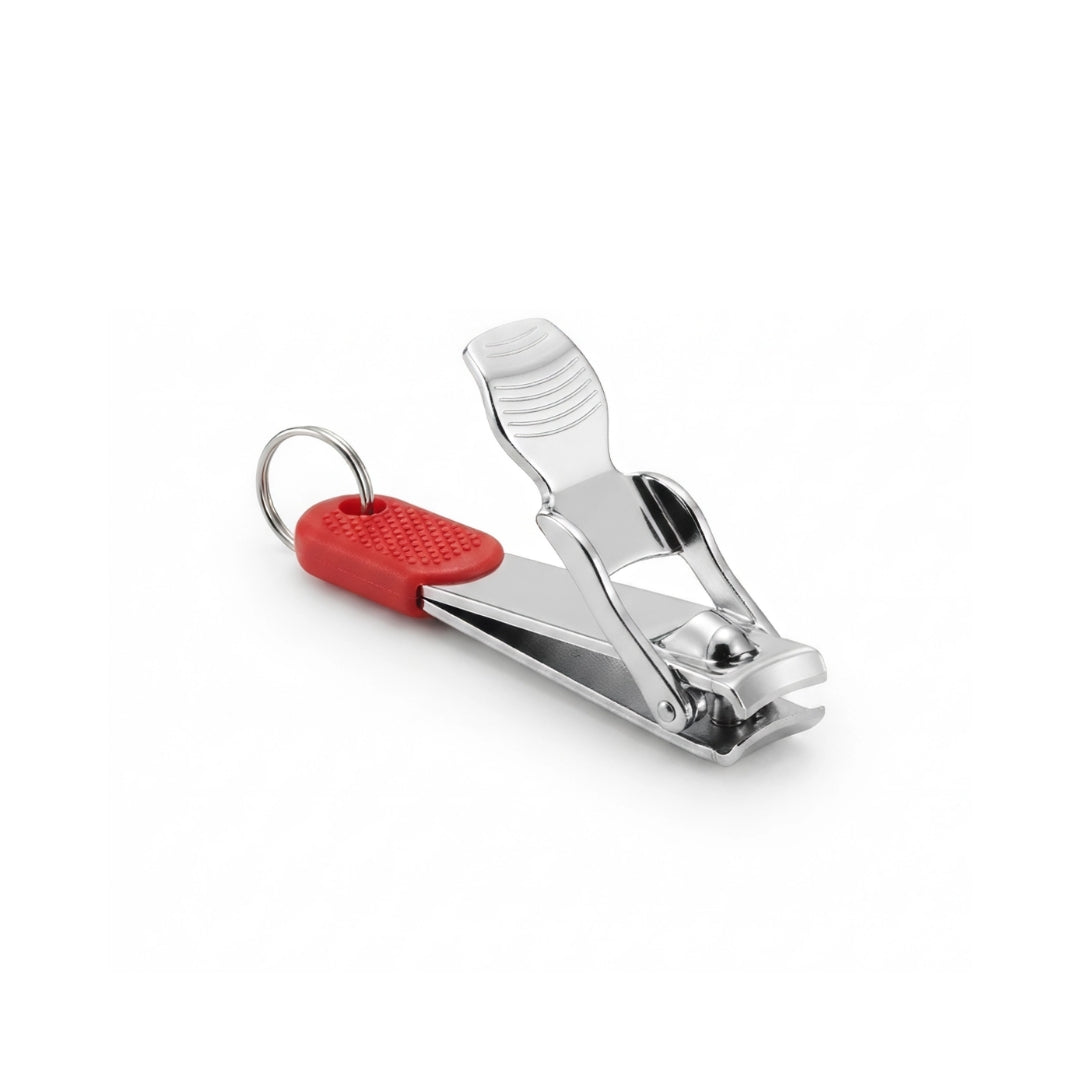 Portable Folding Nail Clipper with Keychain
