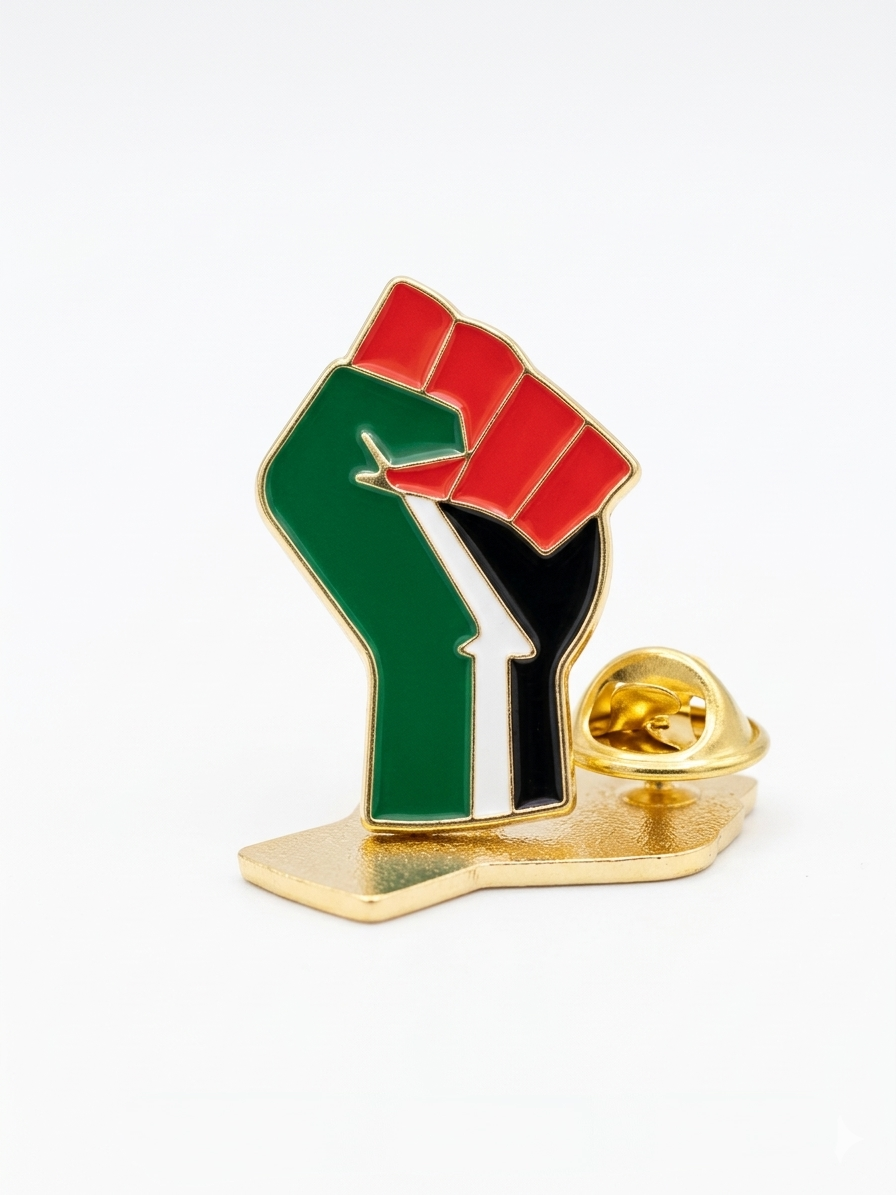 Palestine Fist Pin