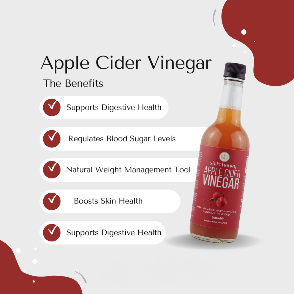 Organic Pure Raw Apple Cider Vinegr with Mother 500ml