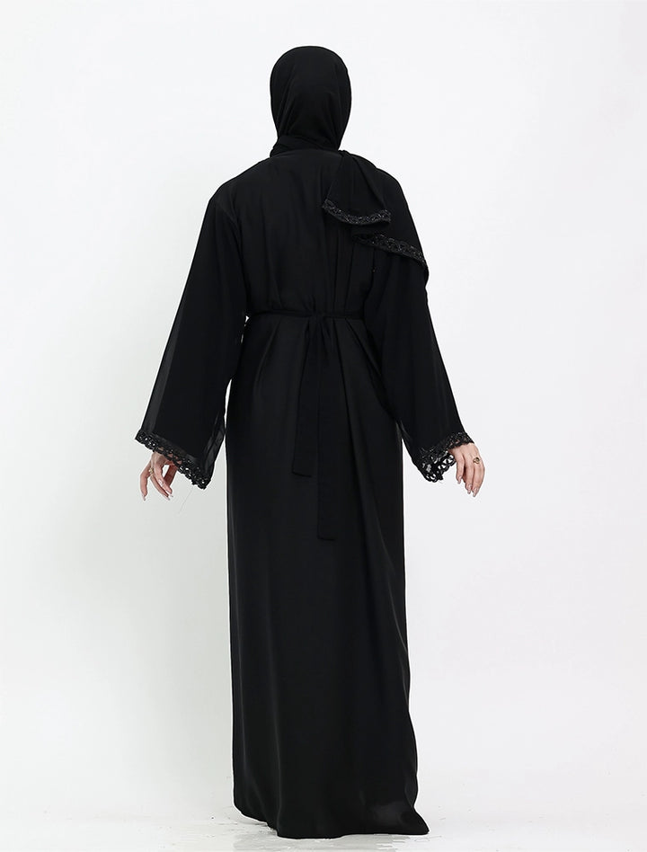 Black Nadira Abaya