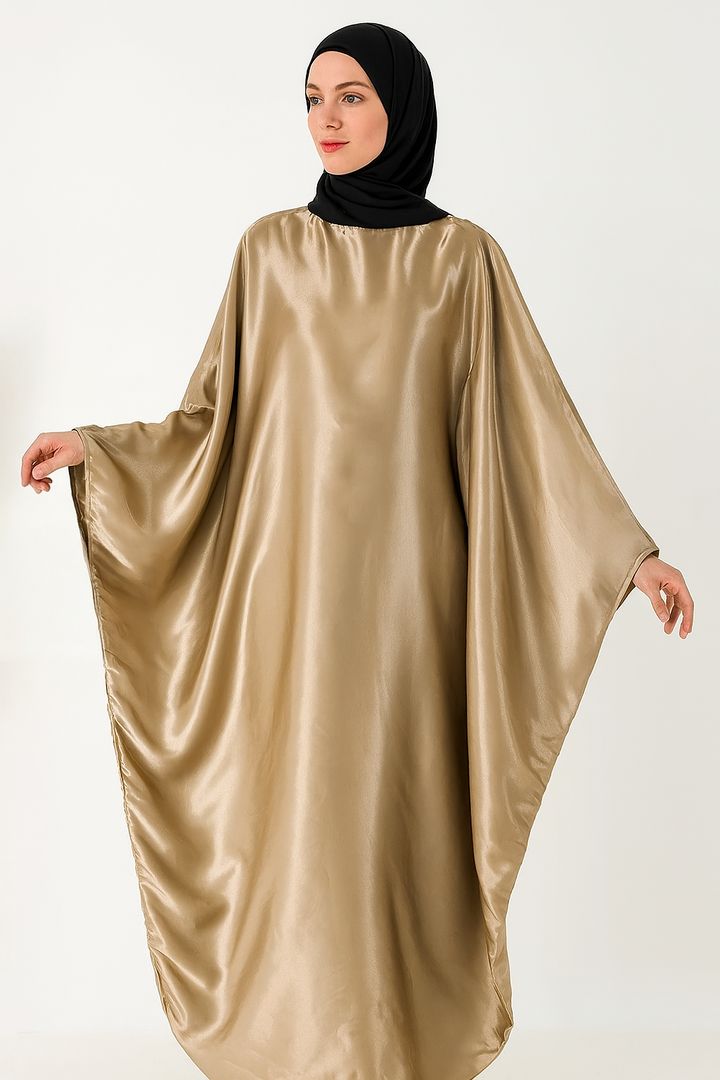 Shimmering Batwing Abaya One Size