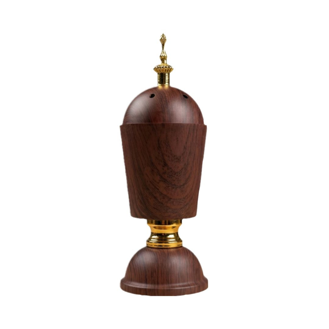 Metal Wooden Effect Bakhoor Stand