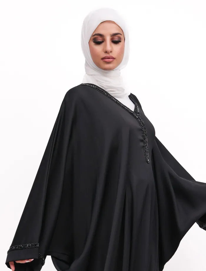 Black Aleeza Batwing