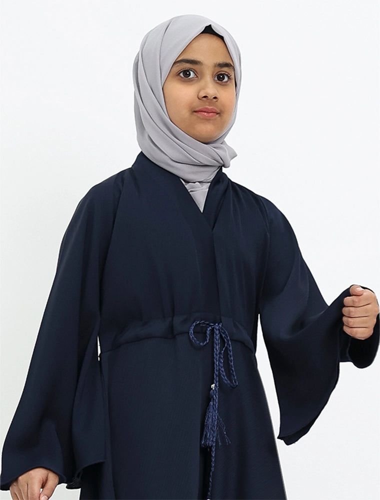 Navy Girls Salifah Abaya