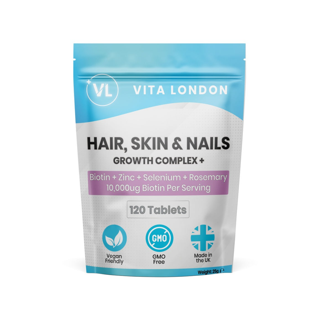 Hair, Skin & Nails Growth Complex 10,000ug Biotin