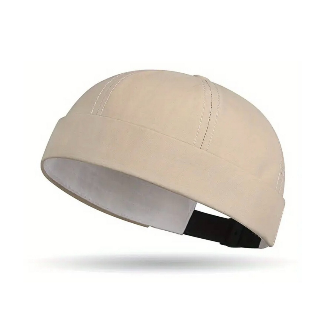 Mens Quick-Dry Lightweight Docker Hat - Beige