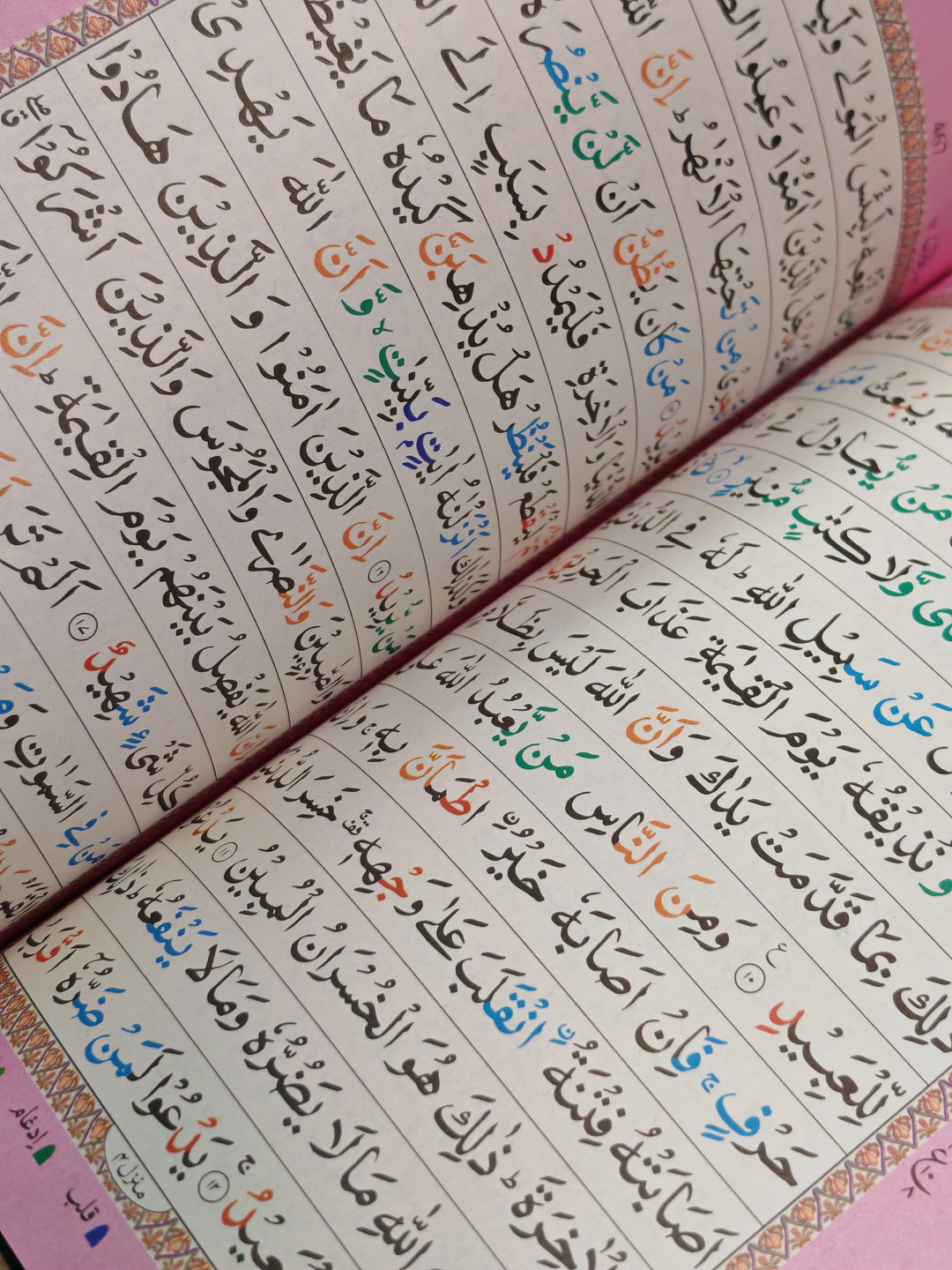 Holy Quran Colour Coded (23) South Asian Print, 13 Lines