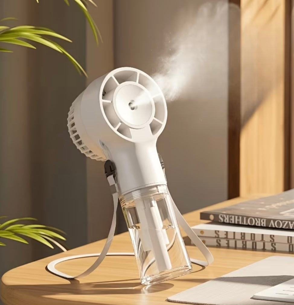 Handheld Misting Turbo Fan