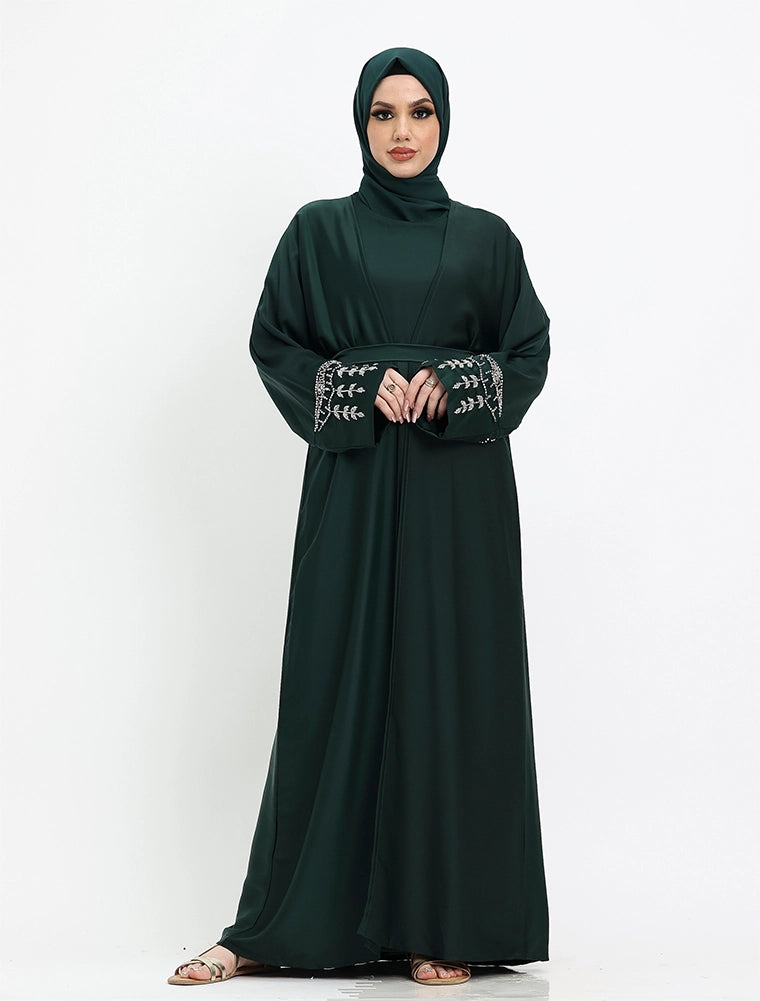 Green 2 Piece Tuan Abaya