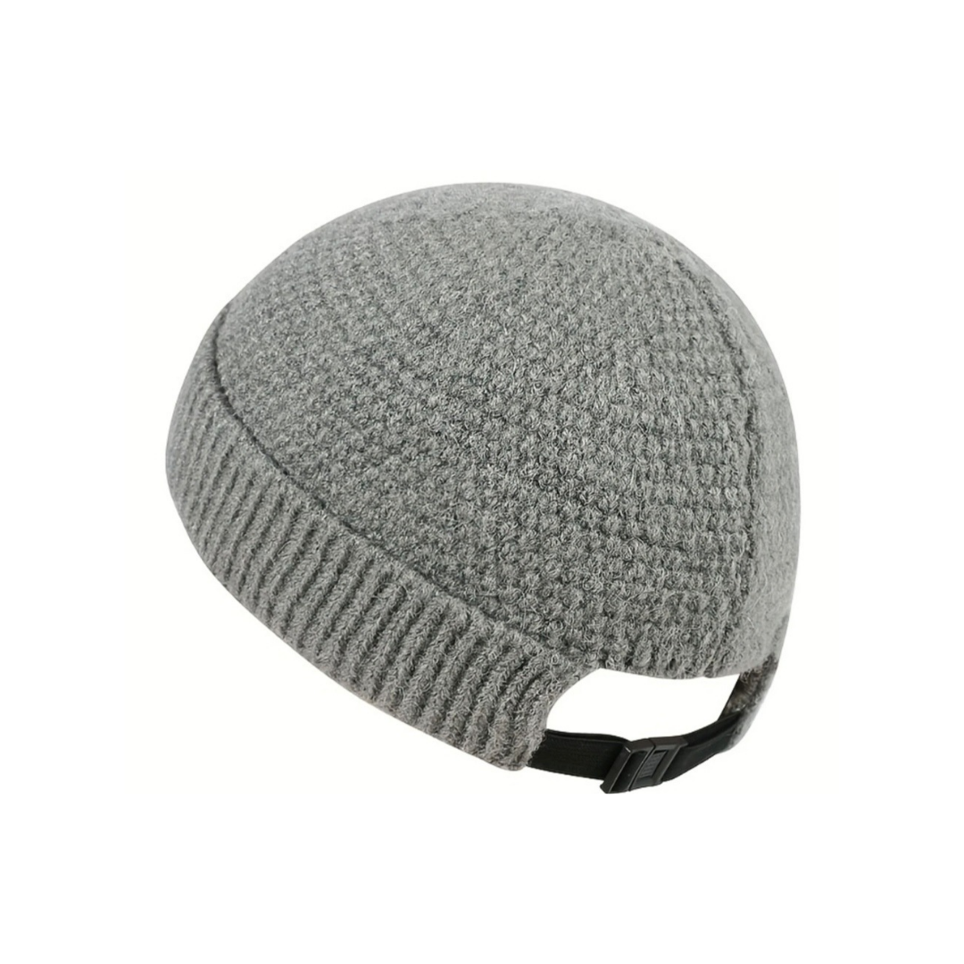 Mens Classic Wooly Docker Hat - Grey