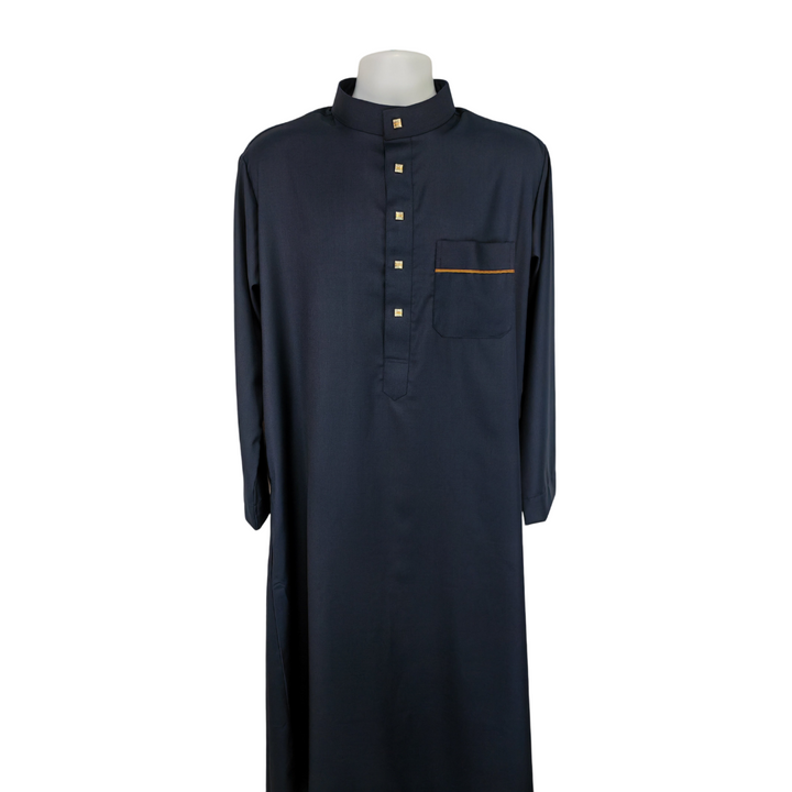 Ruby Gold Button Jubba Navy