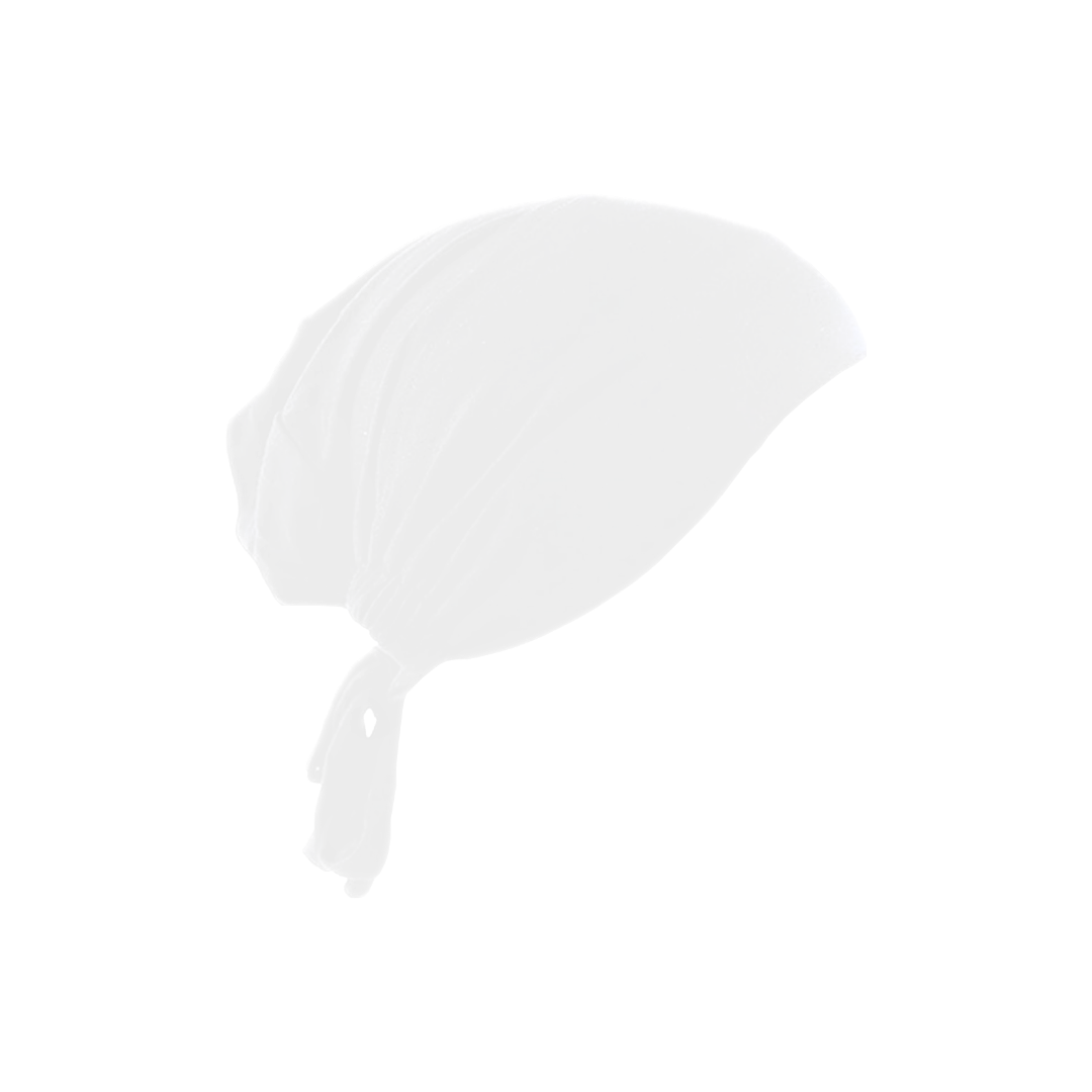 Tie Back Bonnet White