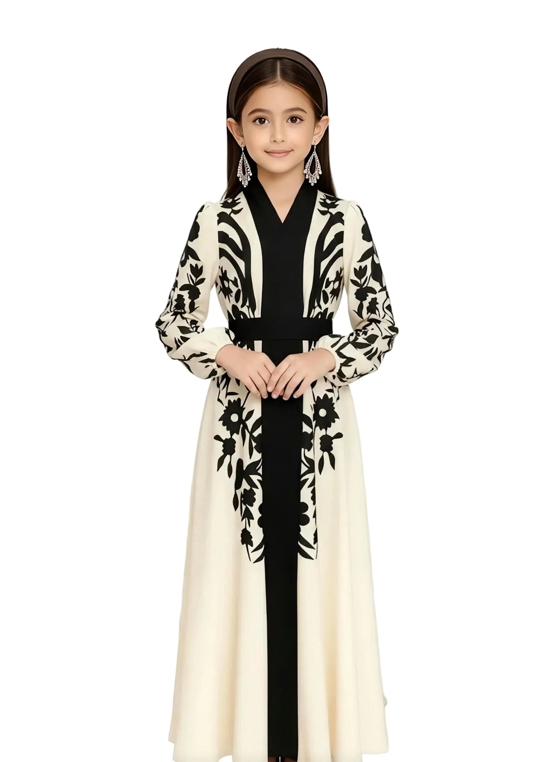 Ivory Princess Abaya