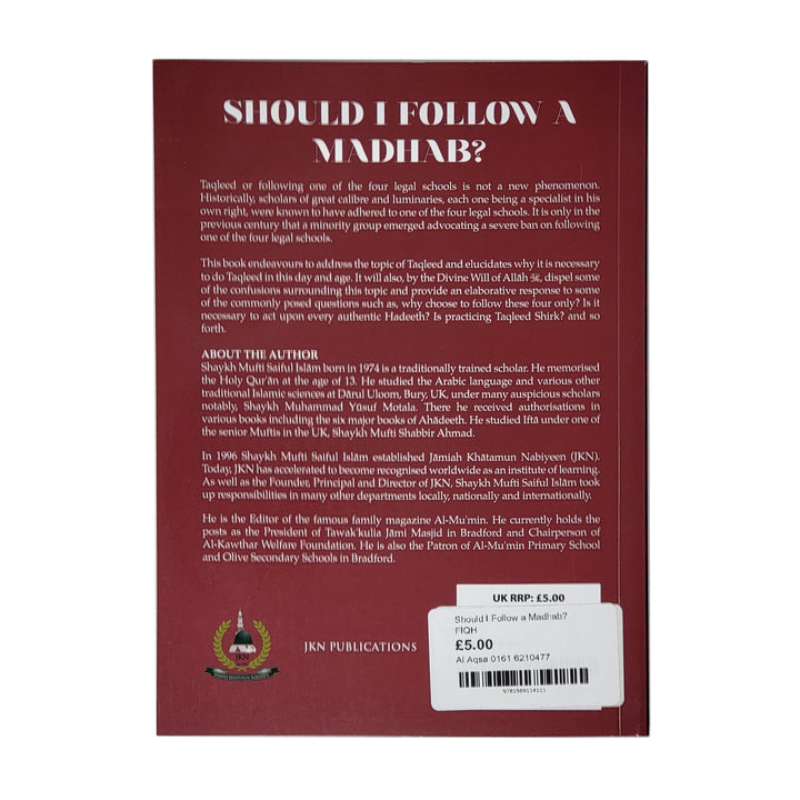 Should I Follow a Madhab?