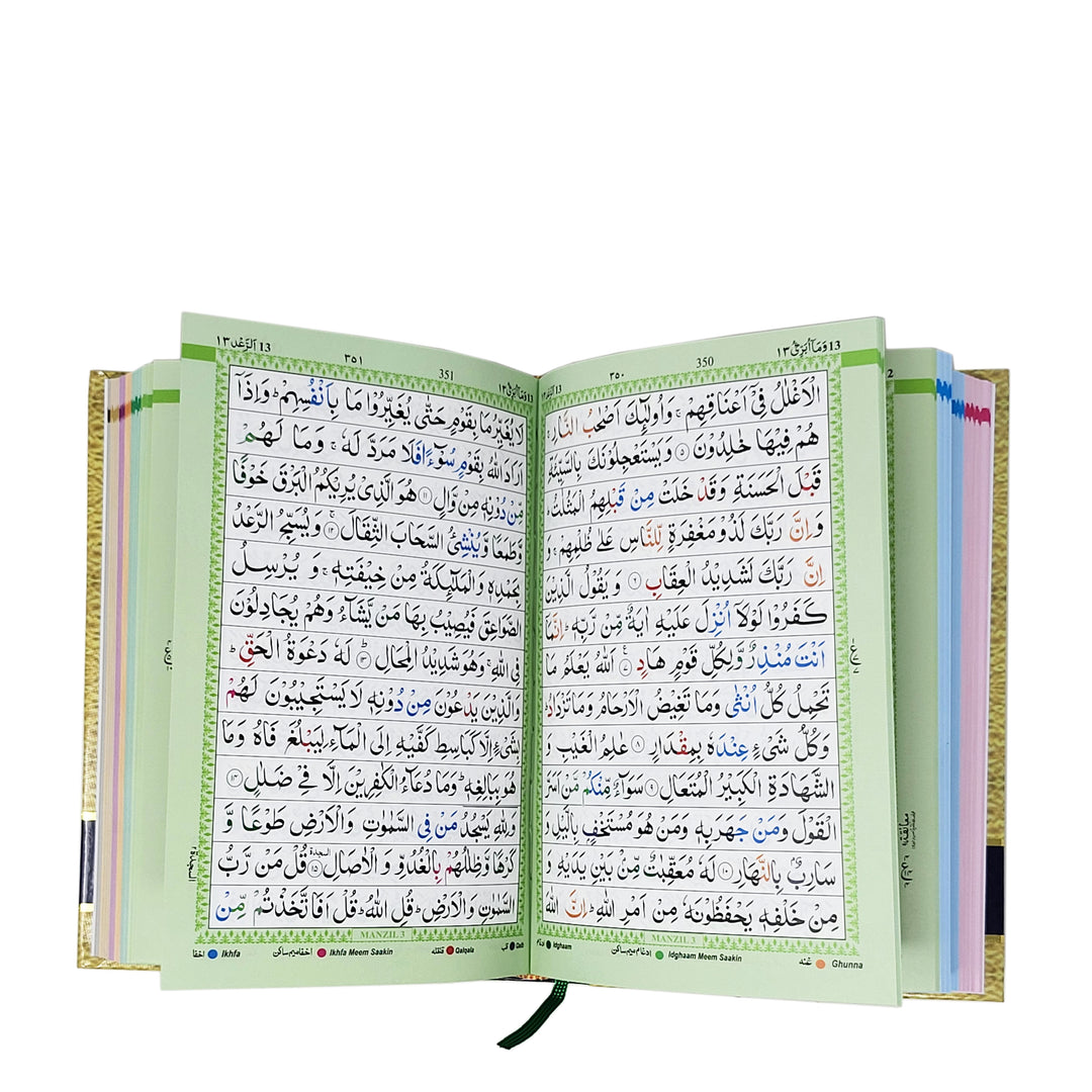 Colour coded quran