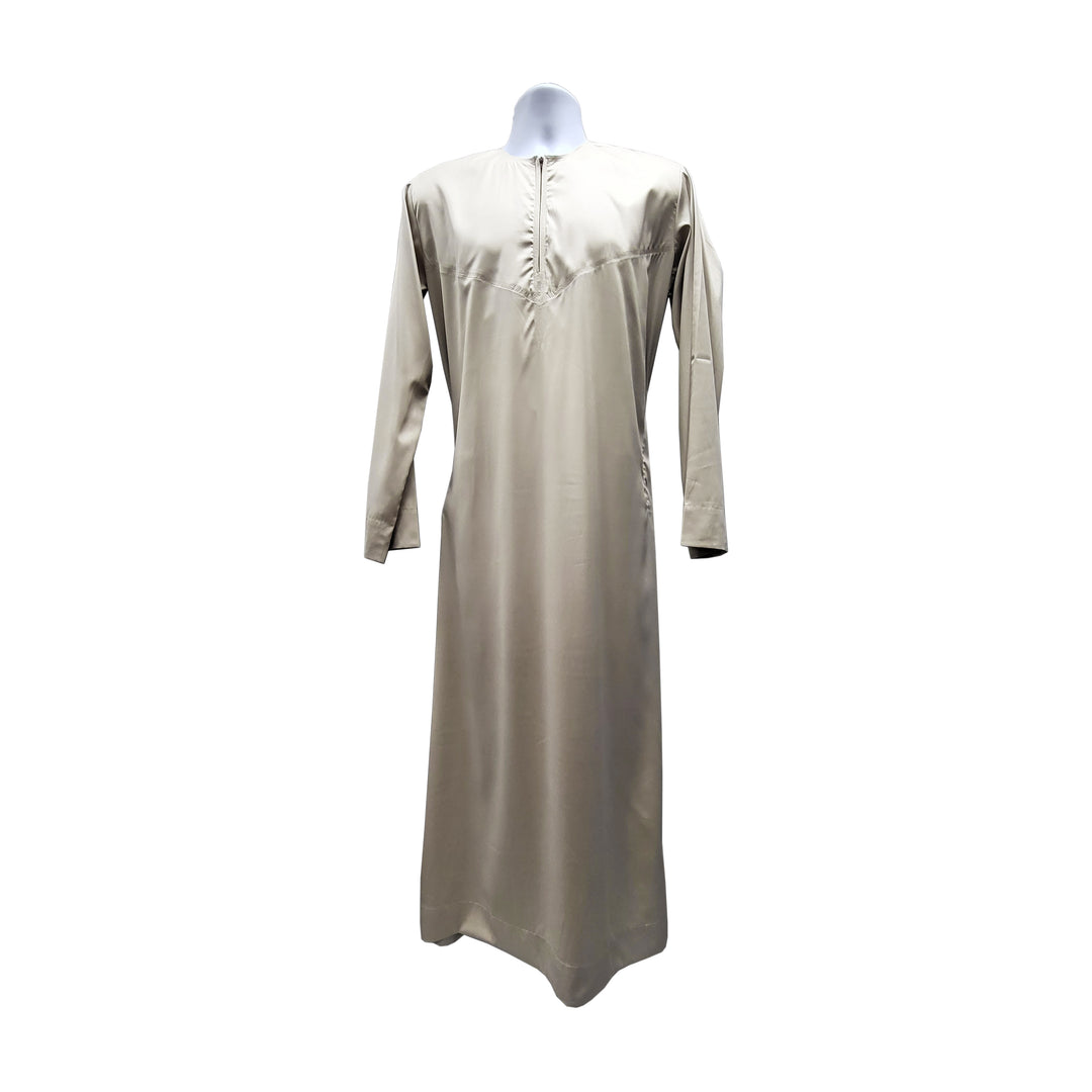 shiny beige jubba