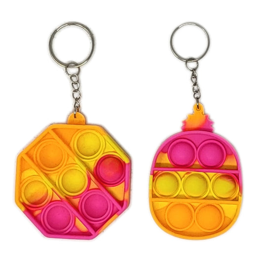 Multi-coloured Keyrings