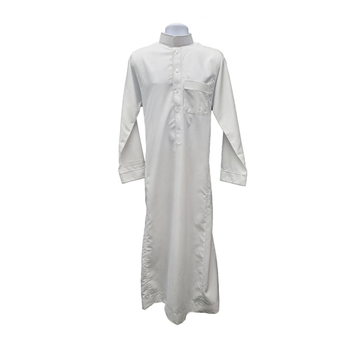 Al Aseel Embroidery White Thobe