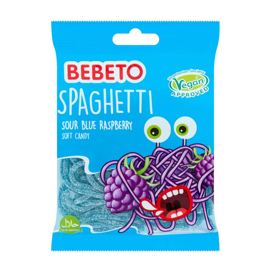 Bebeto Spaghetti Sour Blue Raspberry