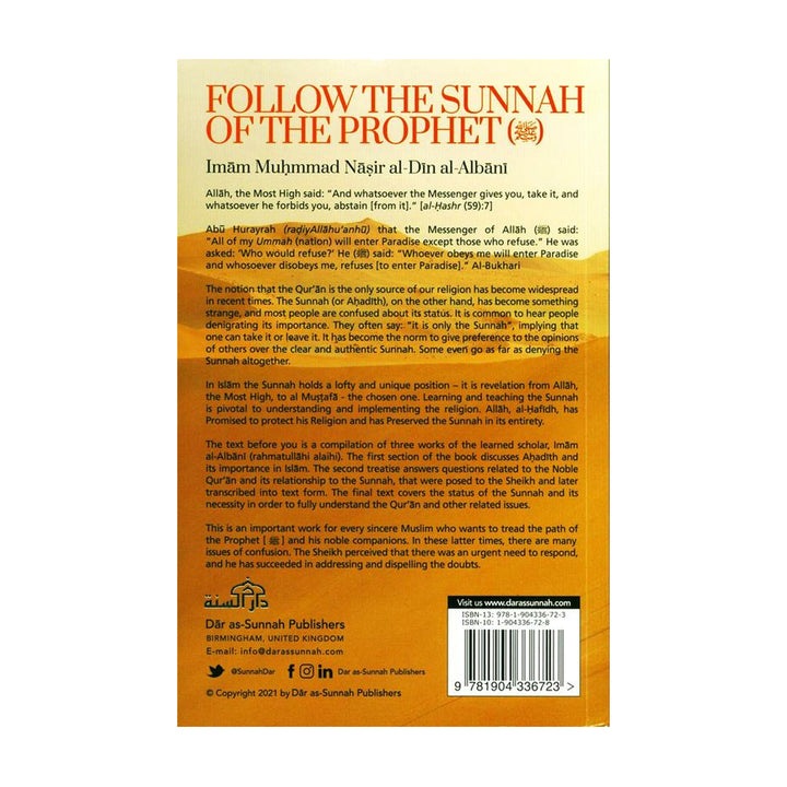 Follow the Sunnah of the Prophet