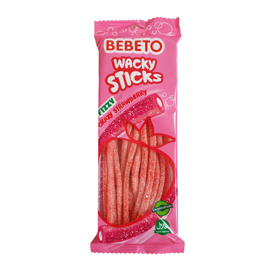 Bebeto Wacky Sticks Strawberry